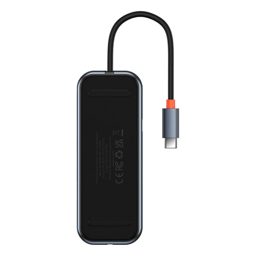 Kup Hub 6w1 Baseus AcmeJoy Series USB-C - 2xUSB 3.0 + USB 2.0 + USB-C PD + HDMI + RJ45 (gri) - BSU3720 - {ean13} - Sklep Home Screen