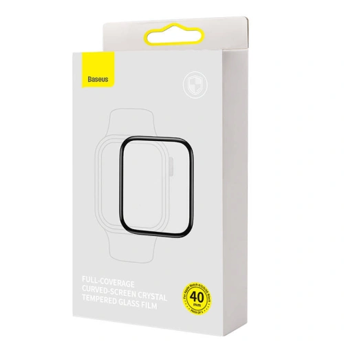 Buy Tempered glass Baseus Apple Watch 4/5/6/7/SE/8/9 40/41MM - BSU3723 - {ean13} - Home Screen Store Europe