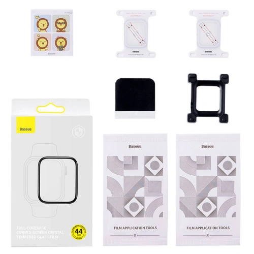 Buy Tempered glass Baseus Apple Watch 4/5/6/7/8/9/SE 44/45mm [2 PACK] - BSU3726 - {ean13} - Home Screen Store Europe