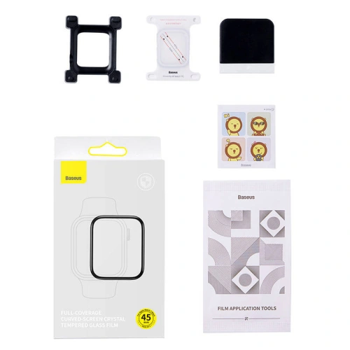 Kup Gehärtetes Glas Baseus Apple Watch 7 45mm - BSU3729 - {ean13} - Sklep Home Screen