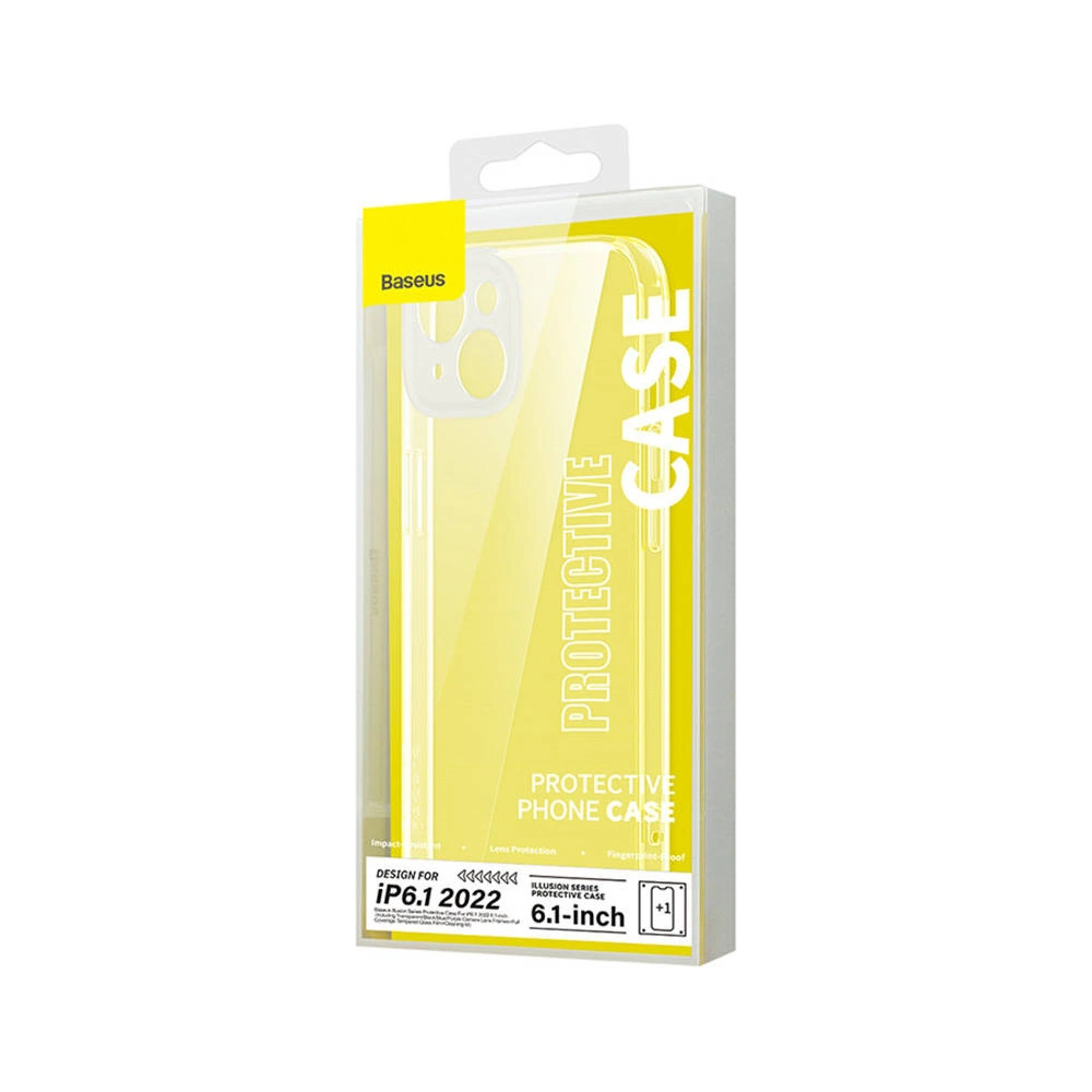 Zestaw etui + szkło + nakładka na aparat Baseus Illusion Apple iPhone 14