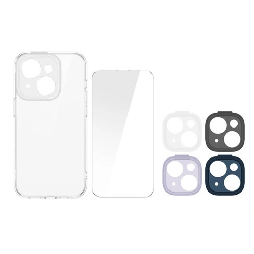 Buy Baseus Illusion Case + Glass + Lens Frame Apple iPhone 14 - BSU3731 - {ean13} - Home Screen Store Europe