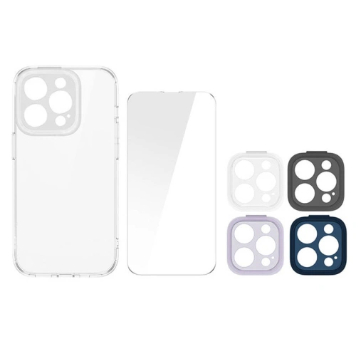Buy Baseus Illusion Case + Glass + Lens Frame Apple iPhone 14 Pro - BSU3732 - {ean13} - Home Screen Store Europe
