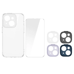 Zestaw etui + szkło + nakładka na aparat Baseus Illusion Apple iPhone 14 Plus / 15 Plus