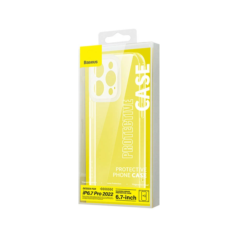 Zestaw etui + szkło + nakładka na aparat Baseus Illusion Apple iPhone 14 Pro Max