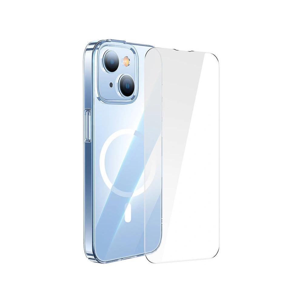 Zestaw etui + szkło Baseus Crystal MagSafe Apple iPhone 14 Plus / 15 Plus