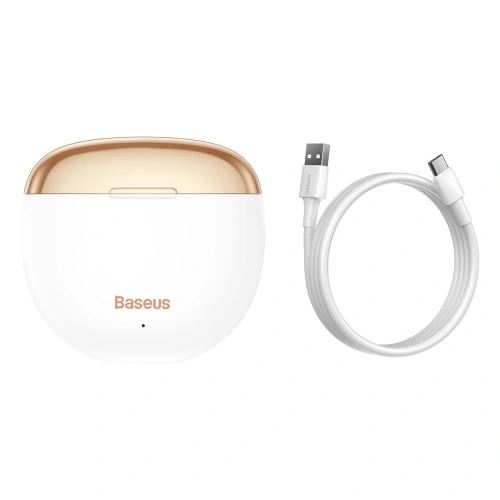 Buy [OUTLET] Wireless headphones Baseus Encok W2, Bluetooth 5.0 (white) - OT-398 - {ean13} - Home Screen Store Europe