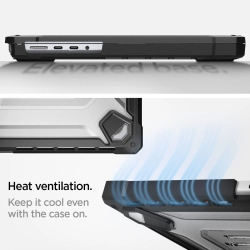 Kup Etui Spigen Rugged Armor Apple MacBook Pro 14 2021-2023 Negru Mat - SPN2579 - {ean13} - Sklep Home Screen