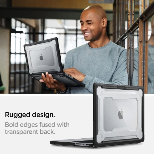 Kup Case Spigen Rugged Armor Apple MacBook Pro 14 2021-2023 Matte Schwarz - SPN2579 - {ean13} - Sklep Home Screen
