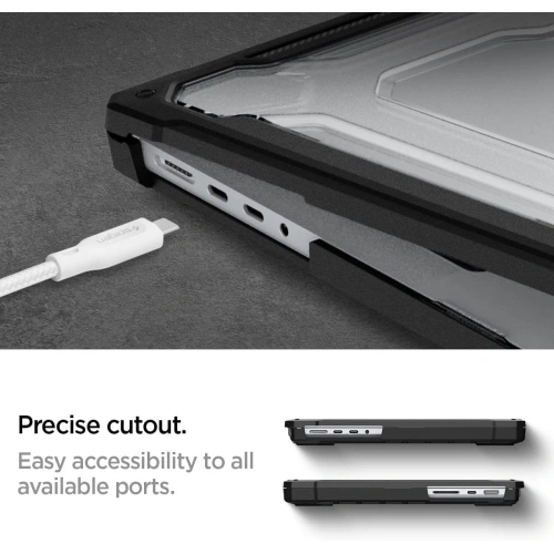 Kup Case Spigen Rugged Armor Apple MacBook Pro 14 2021-2023 Matte Schwarz - SPN2579 - {ean13} - Sklep Home Screen