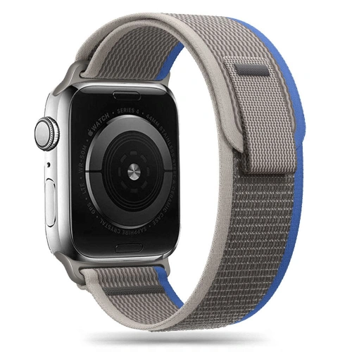 Kup Tech-Protect Nylon Apple Watch 4/5/6/7/SE/8/9/10 40/41/42mm Grau/Blau - THP1656 - {ean13} - Sklep Home Screen