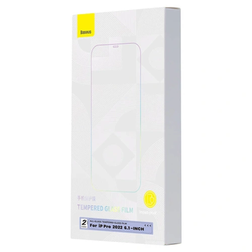 Kup Szkło hartowane Baseus SGBL070102 0.3mm Apple iPhone 14 Pro [2 PACK] - BSU3746 - {ean13} - Sklep Home Screen