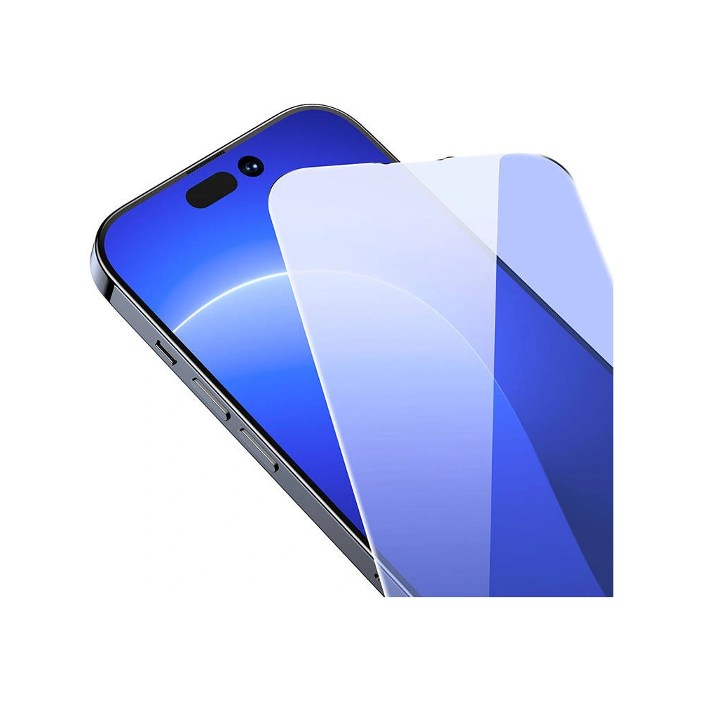 Szkło hartowane Baseus Anti Blue Light SGBL080102 0.3mm Apple iPhone 14 Pro [2 PACK]