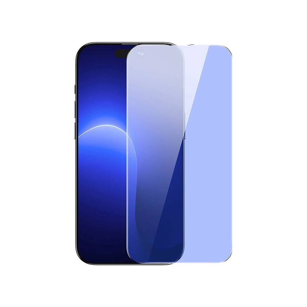 Szkło hartowane Baseus Anti Blue Light SGBL080102 0.3mm Apple iPhone 14 Pro [2 PACK]