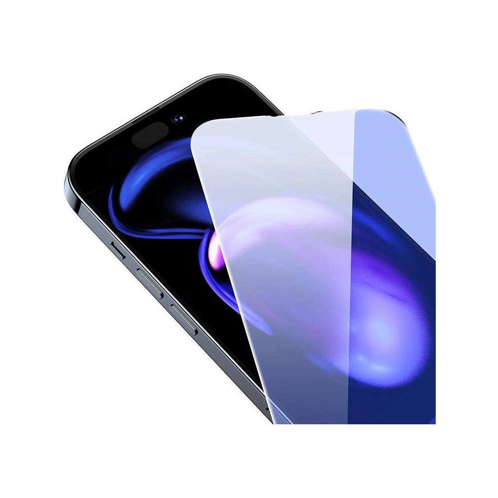 Szkło hartowane Baseus Anti Blue Light SGBL080302 0.3mm Apple iPhone 14 Pro Max [2 PACK]