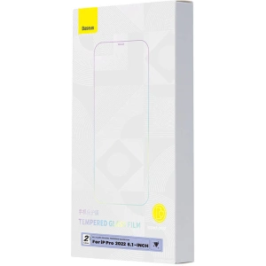 Szkło hartowane Baseus Crystal SGBL100102 0.3mm Apple iPhone 14 Pro [2 PACK]
