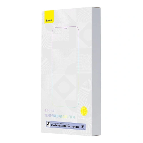 Kup Sticlă temperată Baseus Crystal SGBL100102 0.3mm Apple iPhone 14 Pro [2 PACK] - BSU3755 - {ean13} - Sklep Home Screen