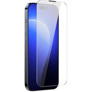 Edzett üveg Baseus Crystal Anti Dust SGBL110102 0.3mm Apple iPhone 14 Pro [2 PACK]