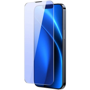 Kup Gehärtetes Glas Baseus Crystal Anti-Blau-Licht Anti-Staub SGBL120002 0.3mm Apple iPhone 14/13/13 Pro [2 PACK] - SGBL120002 - {ean13} - Sklep Home Screen