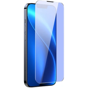 Kup Gehärtetes Glas Baseus Crystal Anti-Blau-Licht Anti-Staub SGBL120002 0.3mm Apple iPhone 14/13/13 Pro [2 PACK] - SGBL120002 - {ean13} - Sklep Home Screen