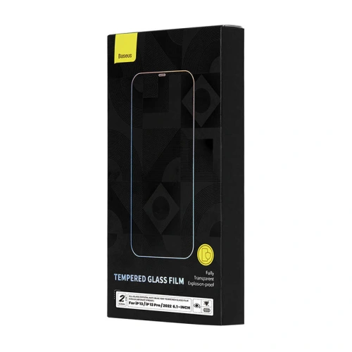 Kup Sticlă întărită Baseus Crystal Anti Blue Light Anti Dust SGBL120002 0.3mm Apple iPhone 14/13/13 Pro [2 PACK] - SGBL120002 - {ean13} - Sklep Home Screen