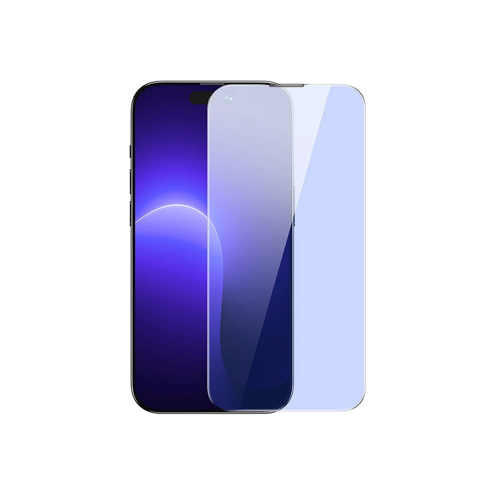 Szkło hartowane Baseus Crystal Anti Blue Light Anti Dust SGBL120102 0.3mm Apple iPhone 14 Pro [2 PACK]