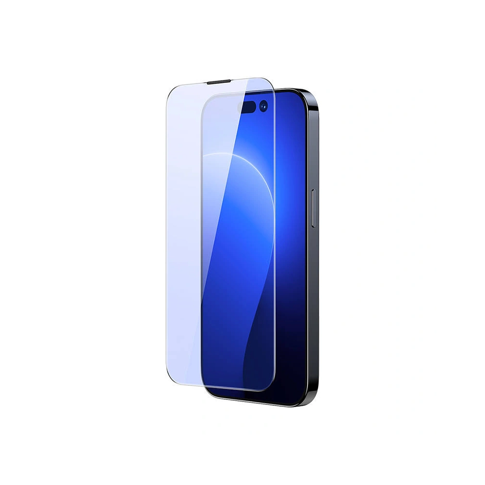 Szkło hartowane Baseus Crystal Anti Blue Light Anti Dust SGBL120102 0.3mm Apple iPhone 14 Pro [2 PACK]