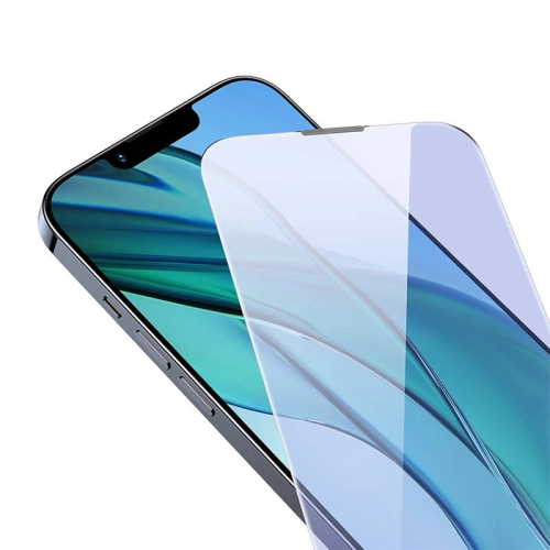 Kup Edzett üveg Baseus Crystal Anti Blue Light Anti Dust SGBL120202 0.3mm Apple iPhone 14 Plus / 15 Plus / 13 Pro Max [2 PACK] - SGBL120202 - {ean13} - Sklep Home Screen