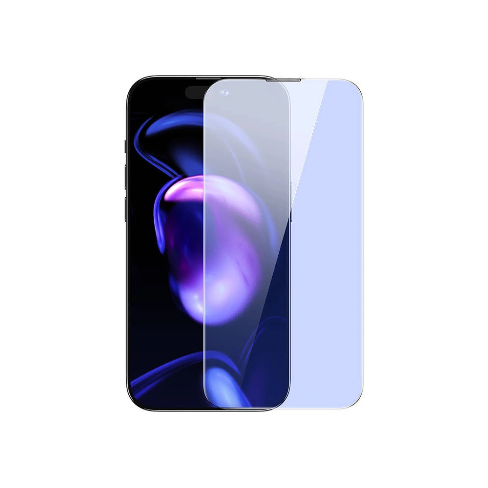 Szkło hartowane Baseus Crystal Anti Blue Light Anti Dust SGBL120302 0.3mm Apple iPhone 14 Pro Max [2 PACK]
