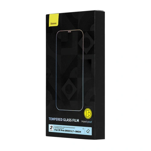 Kup Szkło hartowane Baseus Crystal SGJC030302 0.3mm Apple iPhone 14 Pro Max [2 PACK] - BSU3771 - {ean13} - Sklep Home Screen