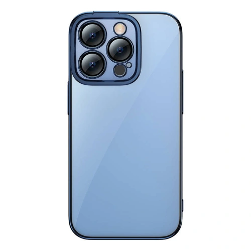Kup Etui-Set + Glas Baseus Glitter Apple iPhone 14 Pro (blau) - BSU3778 - {ean13} - Sklep Home Screen