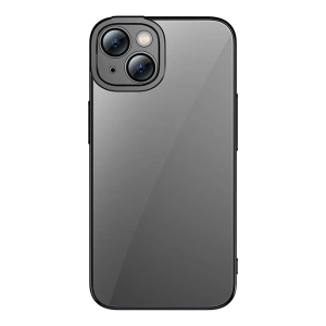 Baseus Glitter Case + Glass Apple iPhone 14 Plus / 15 Plus (black)