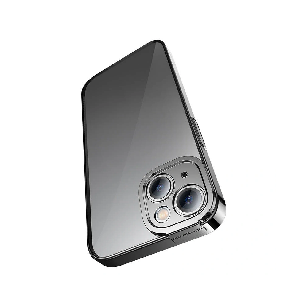 Zestaw etui + szkło Baseus Glitter Apple iPhone 14 Plus / 15 Plus (czarny)