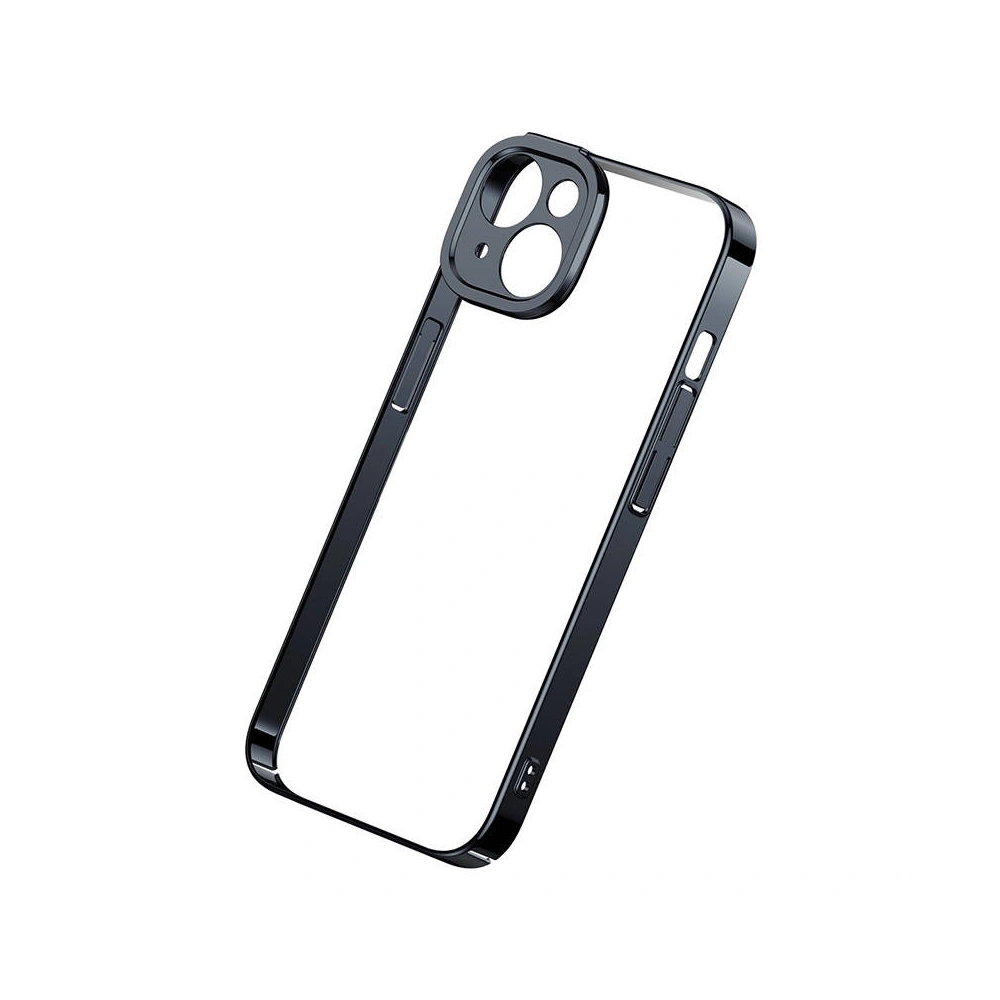 Zestaw etui + szkło Baseus Glitter Apple iPhone 14 Plus / 15 Plus (czarny)