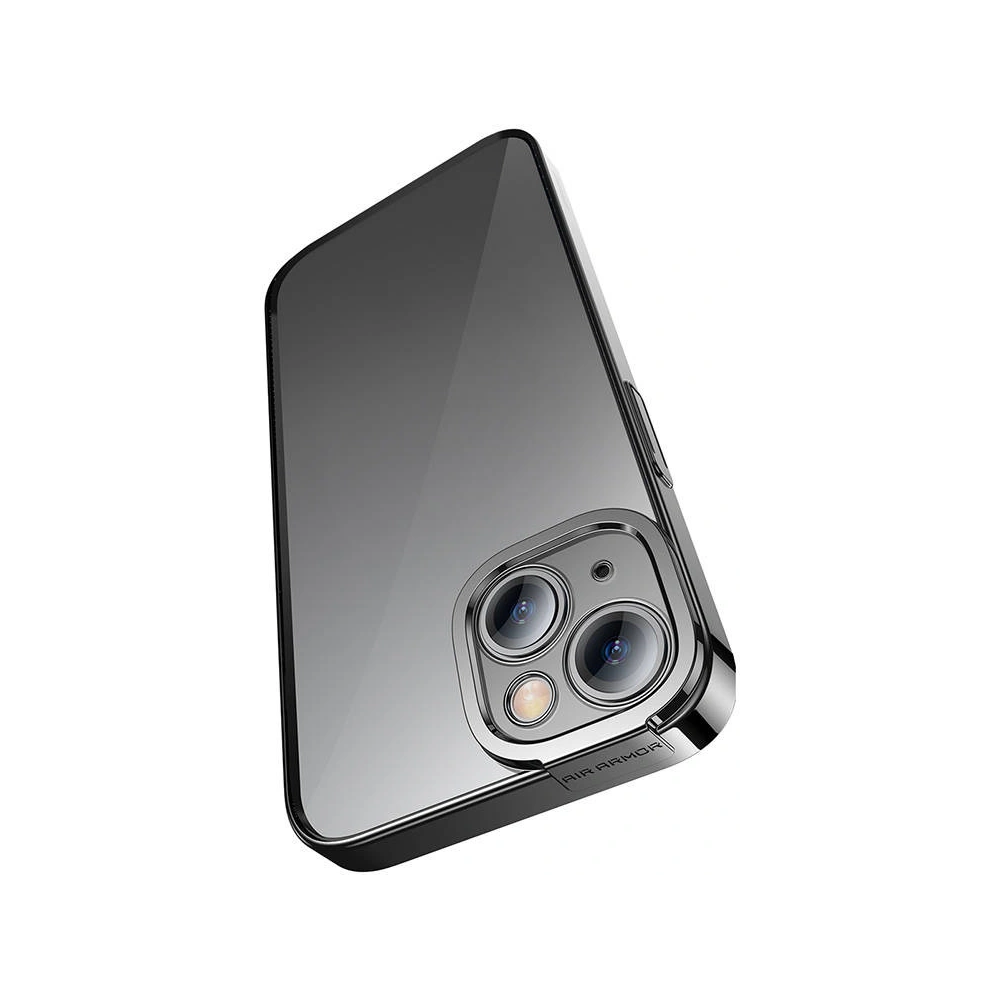 Zestaw etui + szkło Baseus Glitter Apple iPhone 14 (czarny)