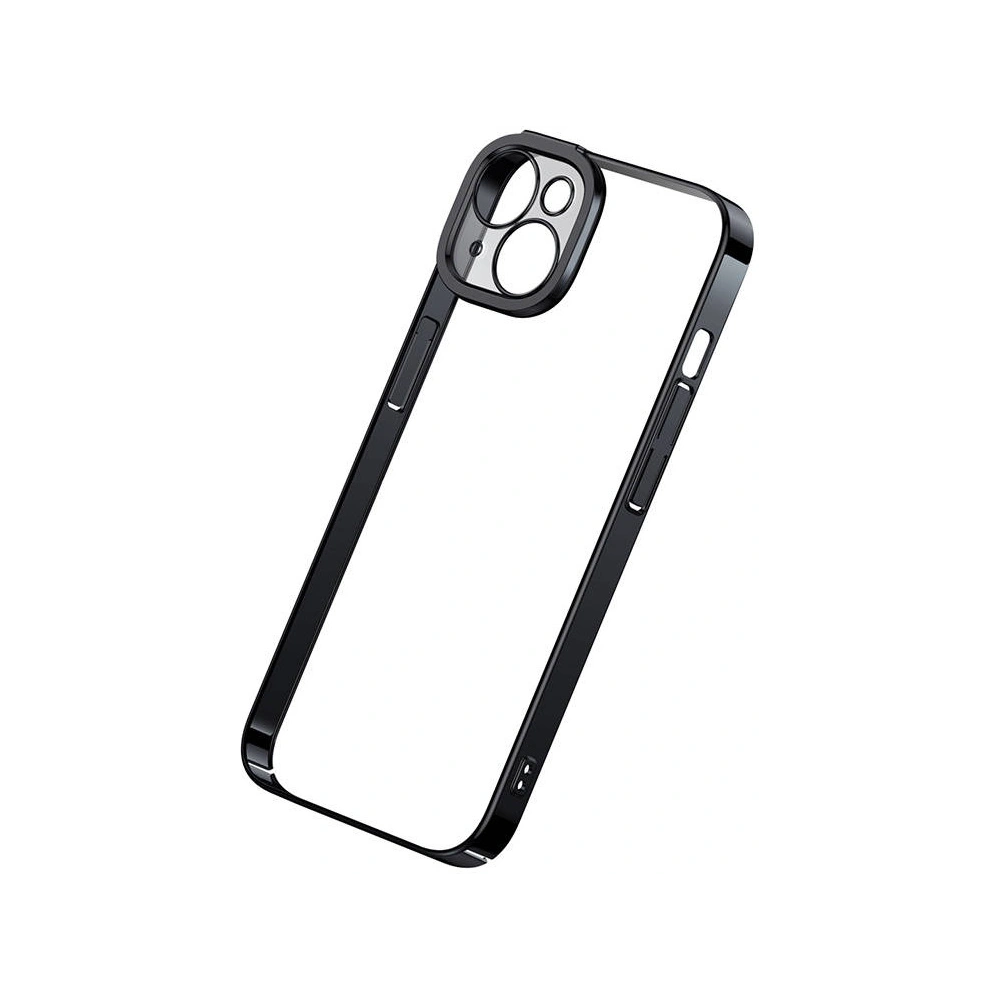 Zestaw etui + szkło Baseus Glitter Apple iPhone 14 (czarny)