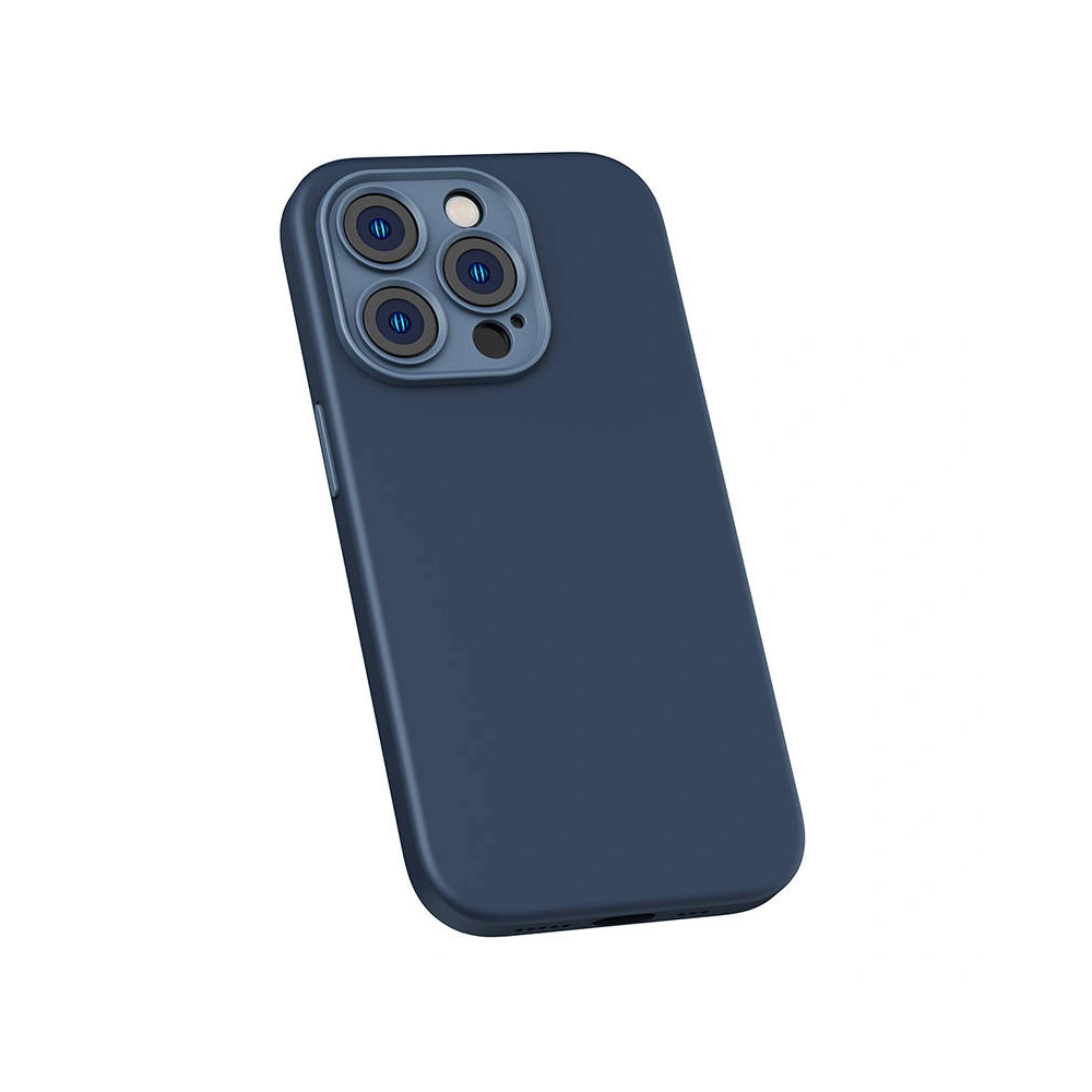 Zestaw etui + szkło Baseus Liquid Silica Apple iPhone 14 Pro (niebieski)