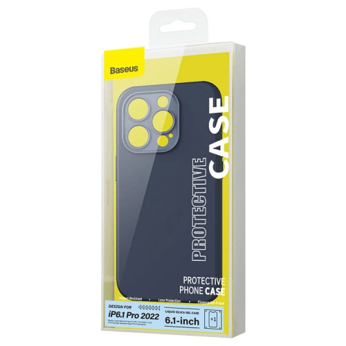 Kup Etui-Set + Glas Baseus Liquid Silica Apple iPhone 14 Pro (blau) - BSU3790 - {ean13} - Sklep Home Screen