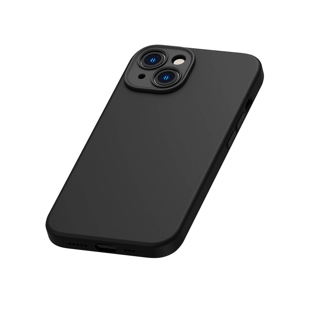 Zestaw etui + szkło Baseus Liquid Silica Apple iPhone 14 Plus / 15 Plus (czarny)