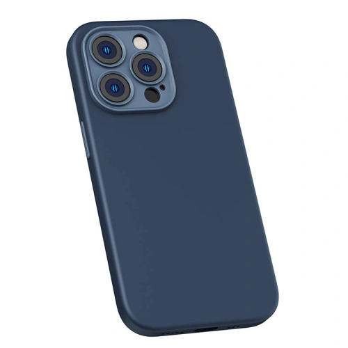 Kup Set Case + Glas Baseus Liquid Silica MagSafe Apple iPhone 14 Pro Max (blau) - BSU3795 - {ean13} - Sklep Home Screen