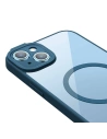 Kup Set mit Case + Glas Baseus Frame MagSafe Apple iPhone 14 Plus / 15 Plus (blau) - BSU3801 - {ean13} - Sklep Home Screen
