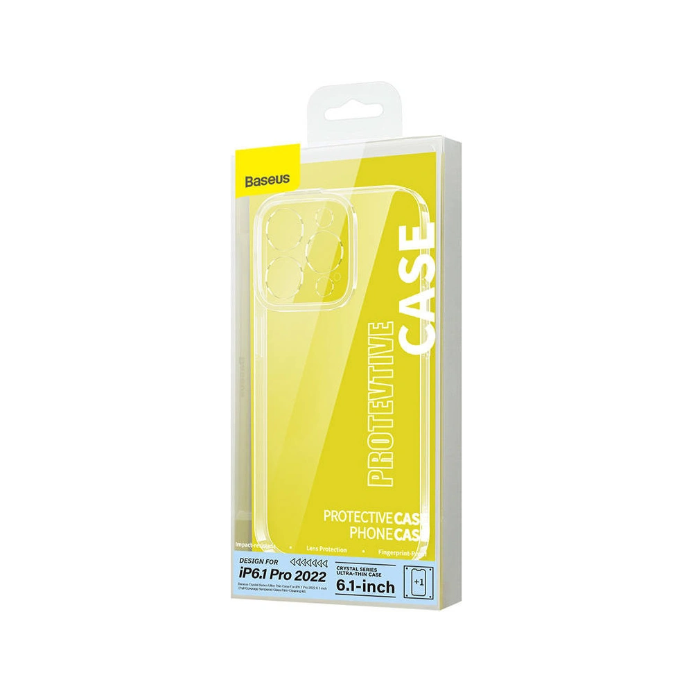Zestaw etui + szkło Baseus Crystal Apple iPhone 14 Pro