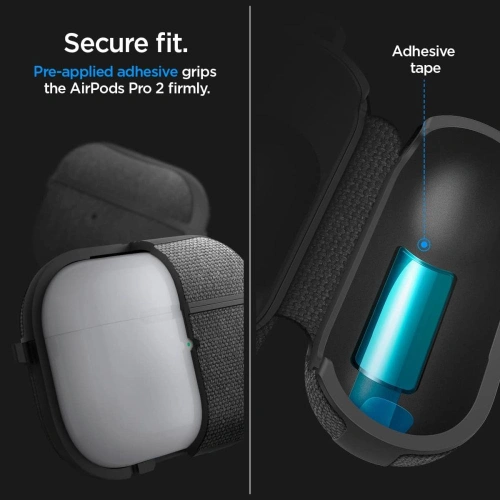 Kup Etui Spigen Urban Fit Apple AirPods Pro 2/1 Fekete - SPN2582 - {ean13} - Sklep Home Screen