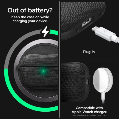 Kup Etui Spigen Urban Fit Apple AirPods Pro 2/1 Fekete - SPN2582 - {ean13} - Sklep Home Screen
