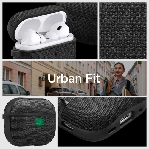 Kup Etui Spigen Urban Fit Apple AirPods Pro 2/1 Fekete - SPN2582 - {ean13} - Sklep Home Screen