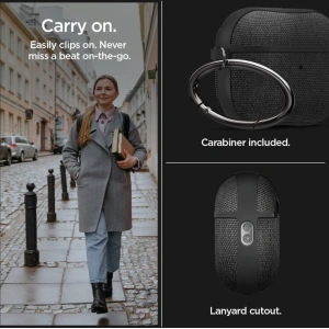 Kup Etui Spigen Urban Fit Apple AirPods Pro 2/1 Negru - SPN2582 - {ean13} - Sklep Home Screen