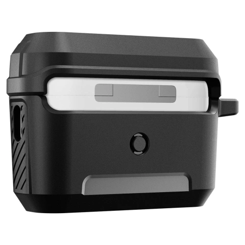 Kup Etui Spigen Lock Fit Apple AirPods Pro 2/1 Matt Fekete - SPN2583 - {ean13} - Sklep Home Screen