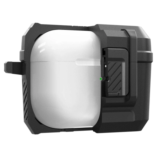Kup Etui Spigen Lock Fit Apple AirPods Pro 2/1 Matt Fekete - SPN2583 - {ean13} - Sklep Home Screen
