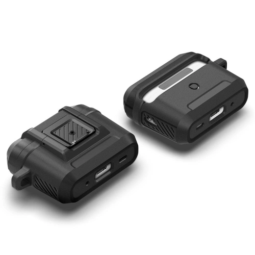 Kup Etui Spigen Lock Fit Apple AirPods Pro 2/1 Matt Fekete - SPN2583 - {ean13} - Sklep Home Screen