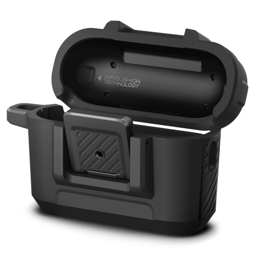 Kup Etui Spigen Lock Fit Apple AirPods Pro 2/1 Matt Fekete - SPN2583 - {ean13} - Sklep Home Screen